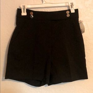 NWT black high waisted shorts